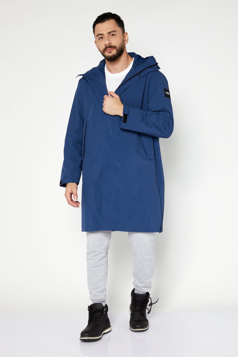 Aigle جاكيتات واقية من الرياح للرجال، زرقاء - Image 3