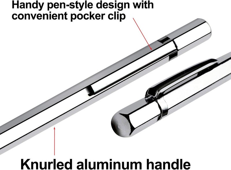 TORINALITAL Tungsten Carbide Tip Scribe, Metal Etching Pen Carve Engraver Scriber Tools for Stainless Steel, Ceramics, Glass, Metal Sheet and Gold/Welding(6 Pack) - Image 4