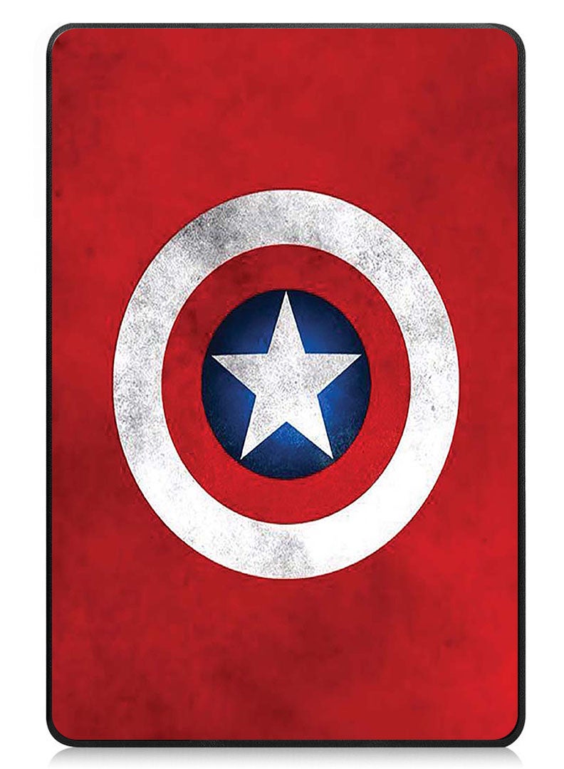 Theodor Protective Flip Case For Lenovo Tab M9 (2023) With Trifold Stand Auto Wake Sleep Shockproof Cover Captain America (2) - Image 1