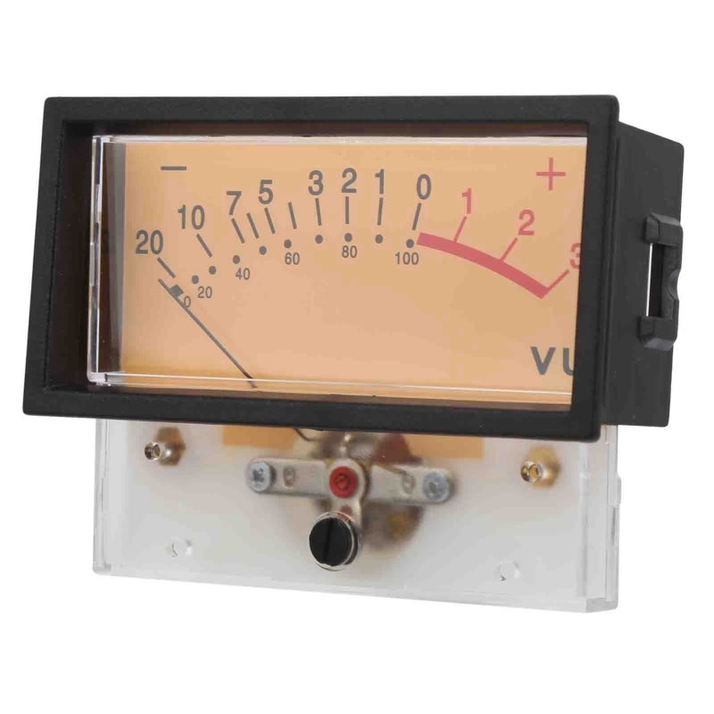 St VU Meter with Driver Board ABS+PCB Adjustable Backlight Brightness - Pointer Amplitude Control DB Meter Head for DIY Home Audio - Image 5