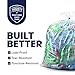 Plasticplace 5560 gallon Trash Bags 15 Mil Clear Heavy Duty Garbage Can Liners 36 x 58 100 Count - Image 4