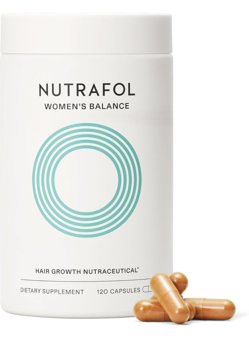 Nutrafol Women’s Balance Hair Growth Supplement, 45+ — Clinically Studied Formula for Fuller, Sronger Hair & Scalp Support — Dertmatologist Recommended - Image 1