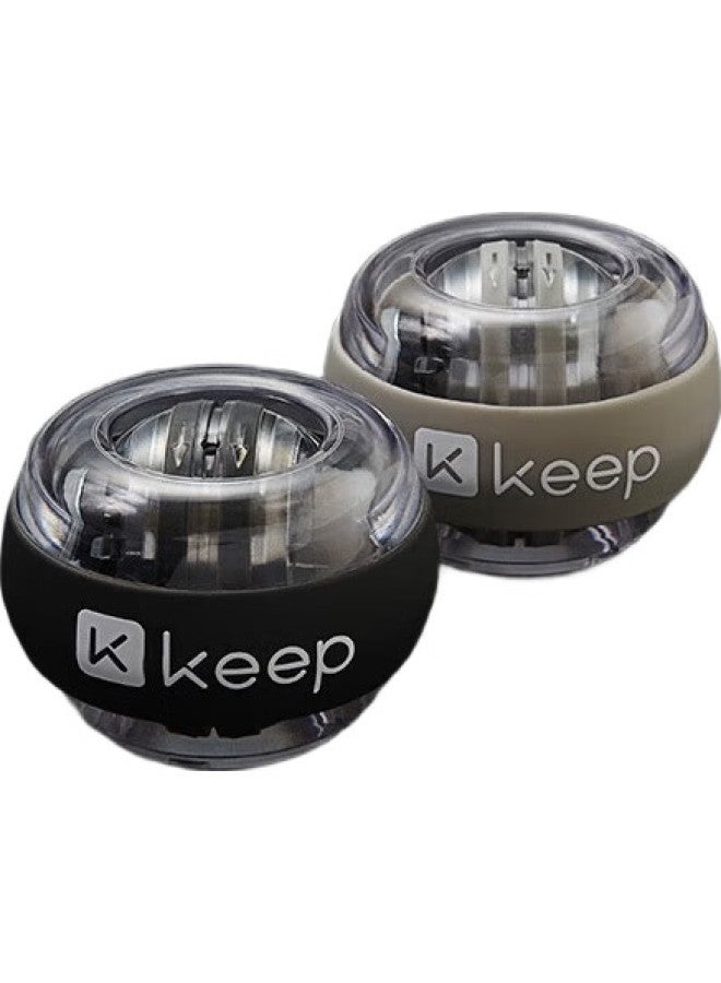Keep Pressure Relief Wrist Ball, Centrifugal Gyroscope, Metal Mechanical Power Arm, Electroplated, Dark Gray - Image 2