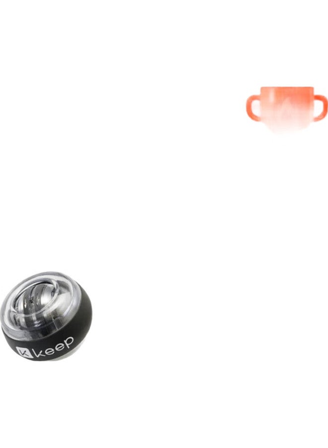 Keep Pressure Relief Wrist Ball, Centrifugal Gyroscope, Metal Mechanical Power Arm, Electroplated, Dark Gray - Image 1