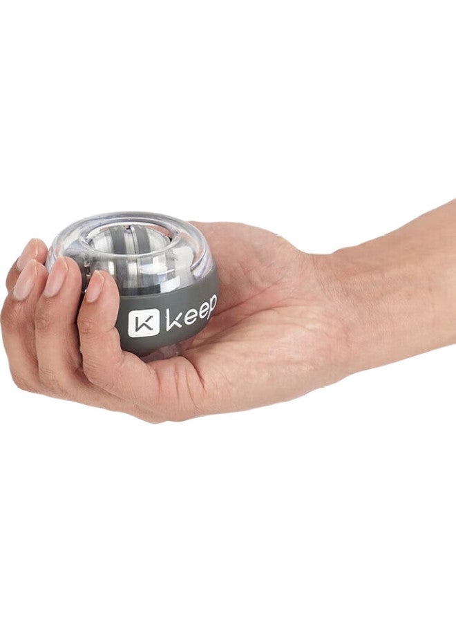 Keep Pressure Relief Wrist Ball, Centrifugal Gyroscope, Metal Mechanical Power Arm, Electroplated, Dark Gray - Image 3