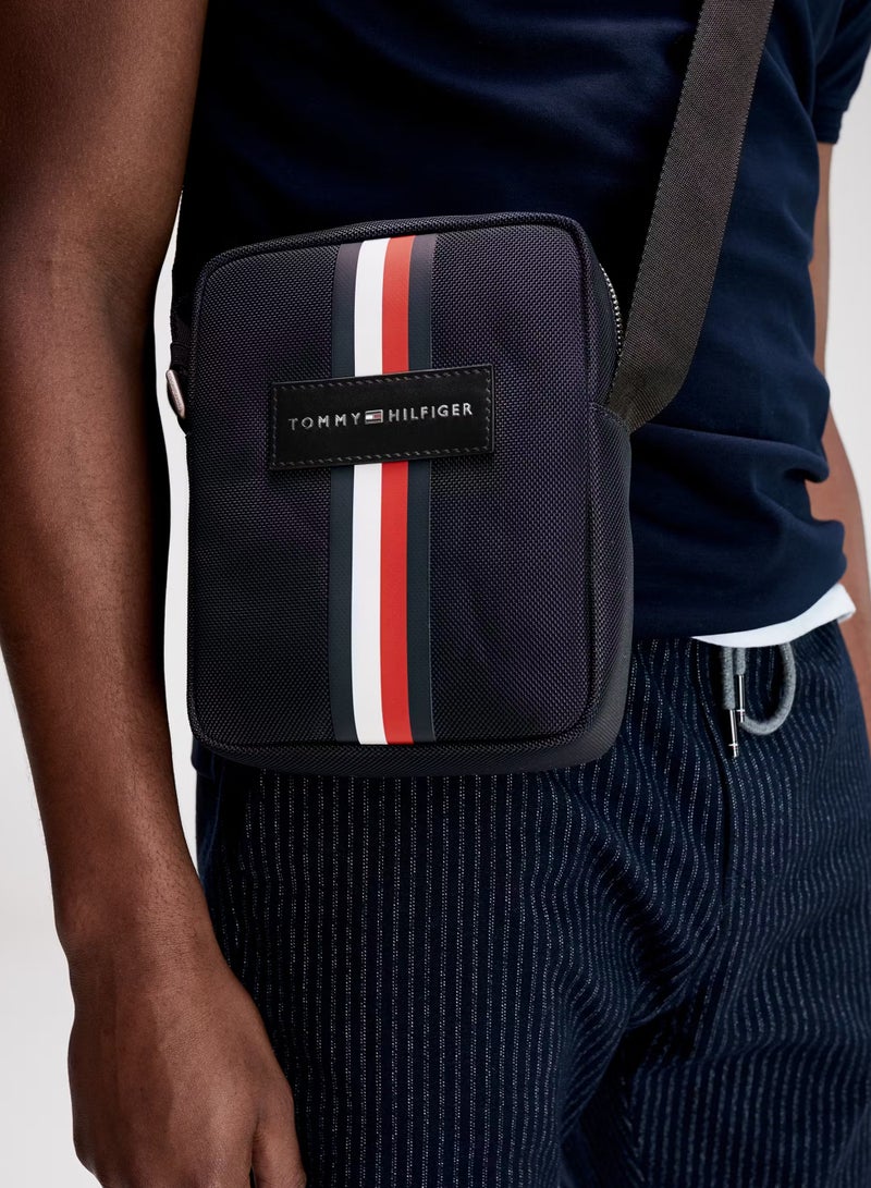 Tommy Hilfiger Denim Tommy Hilfiger Nylon Mini Reporter Bag - Navy - Image 4