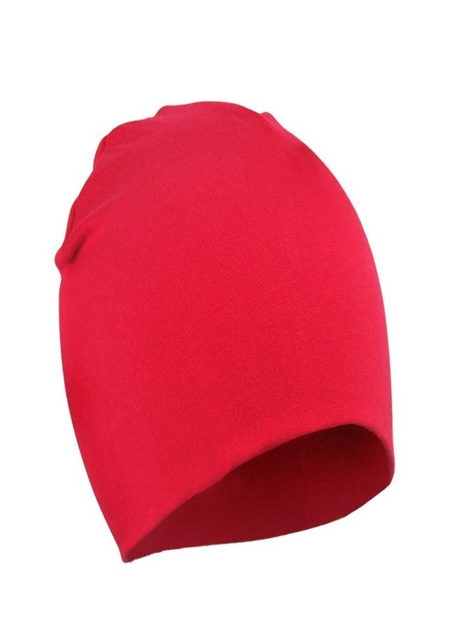 Zando Infant Toddler Baby Unisex Cotton Soft Cute Lovely Newborn Kids Hat Beanies Caps Baby Beanie for Boys Girls G Red Small/0-6 Months - Image 1