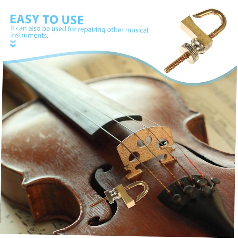 Professional Violin Repair Clamp Tool Luthier Kit for Panel Cracks Sturdy Metal Clamp - Image 4
