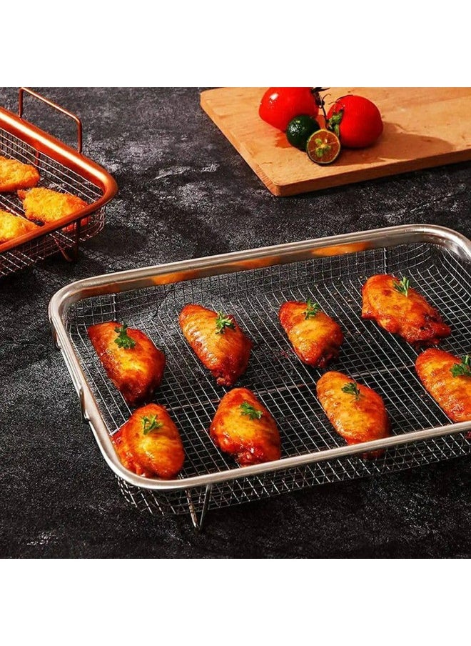 High-quality rectangular roasting griddle - for perfect roasting and healthy grilling in your kitchen with ease J