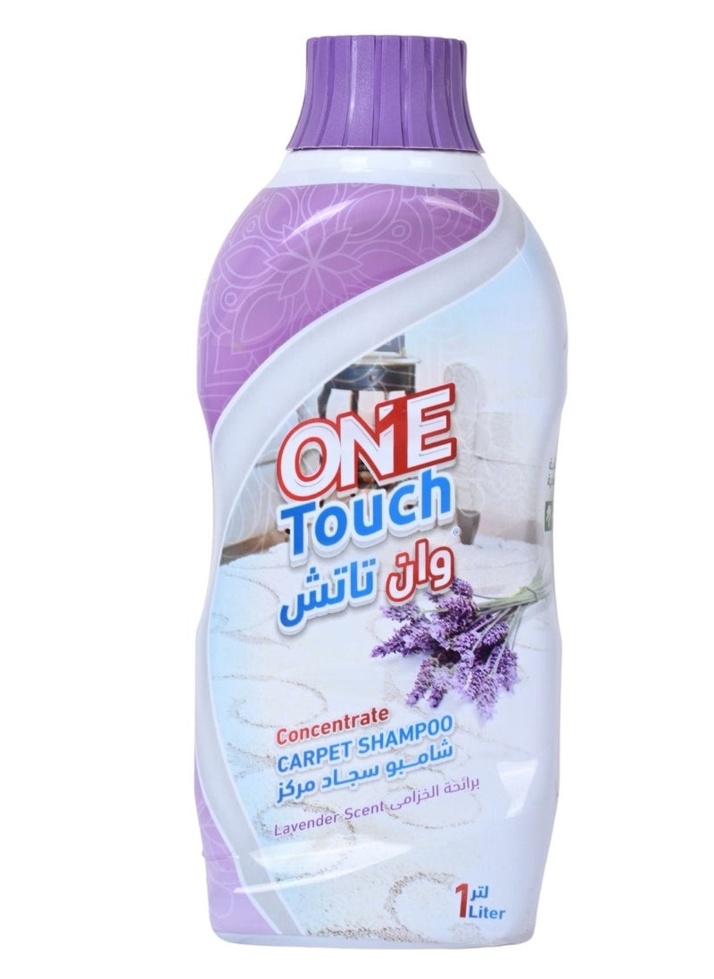 One Touch Concentrated carpet shampoo with lavender scent, 1 liter  - Image 1
