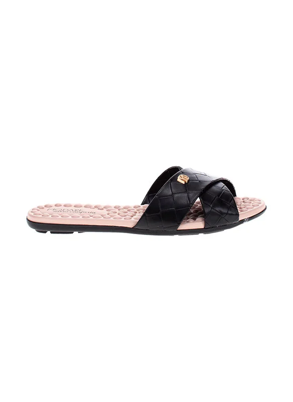 Modare  Modare Ladies Flat Sandals Black | Made In Brazil for Women | Best Price UAE