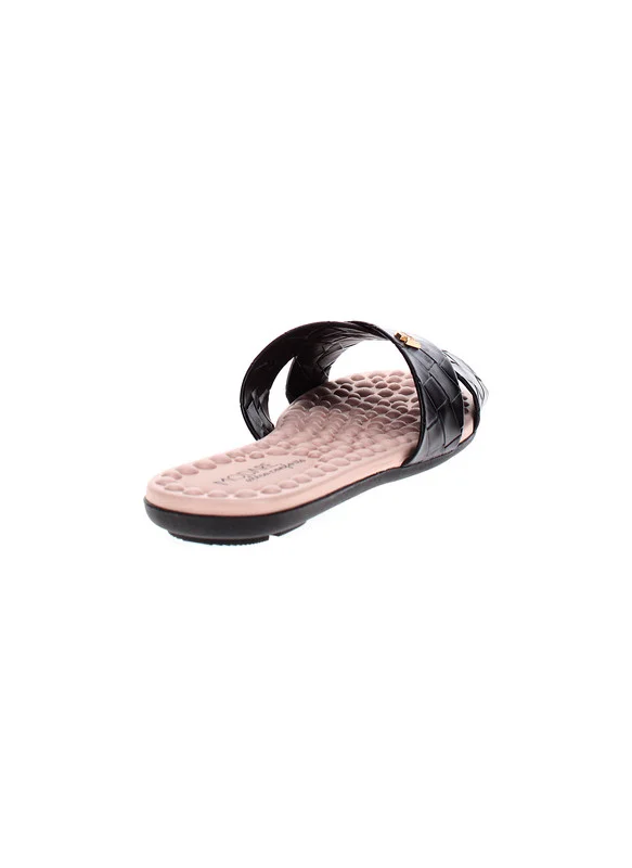 Modare  Modare Ladies Flat Sandals Black | Made In Brazil for Women | Best Price UAE