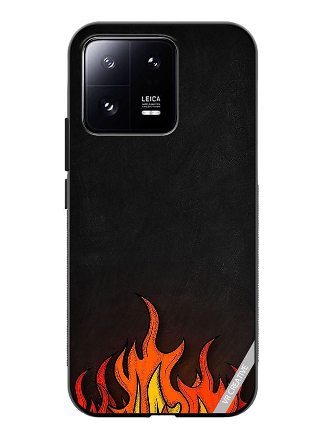 VR CREATIVE Protective Case Cover For Xiaomi 13 Fire Design Multicolour - Image 1
