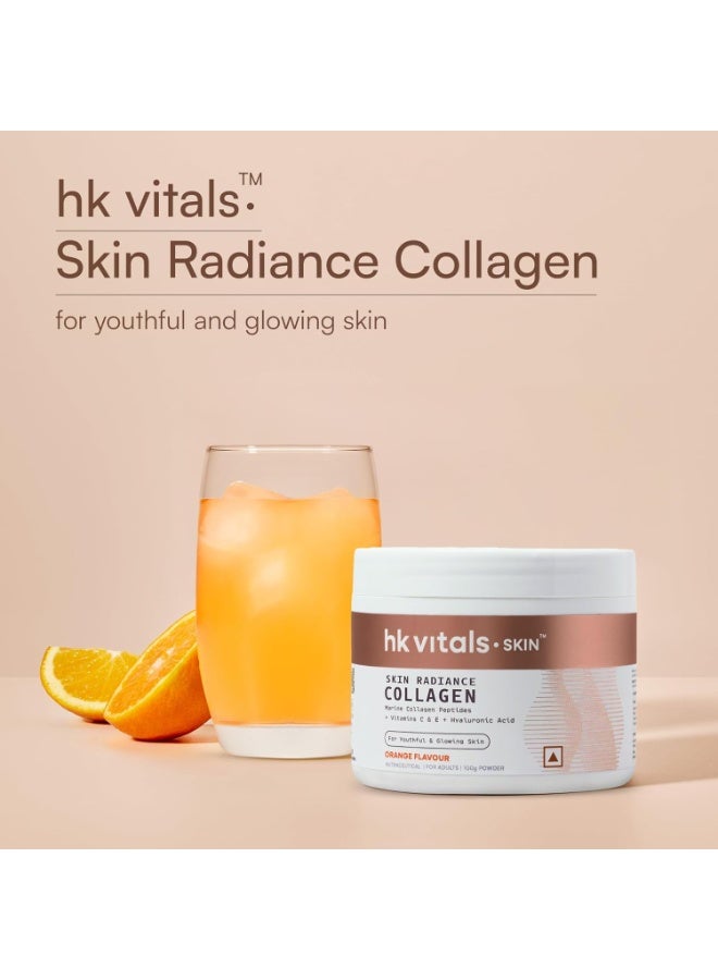 hk vitals Marine Collagen Supplement (Orange, 100g) & Sipper Bottle (Grey, 300ml) | Combo Pack - Image 4