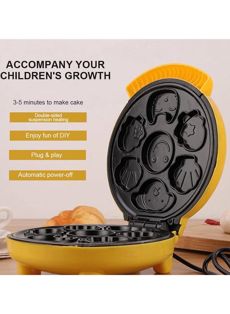 general Multi-functional waffle maker, simple pancake cooking machine, double-sided heating mini cartoon-style kitchen breakfastMulti-functional waffle maker, simple pancake cooking machine, double-sided heating mini cartoon-style kitchen breakfast - Image 2