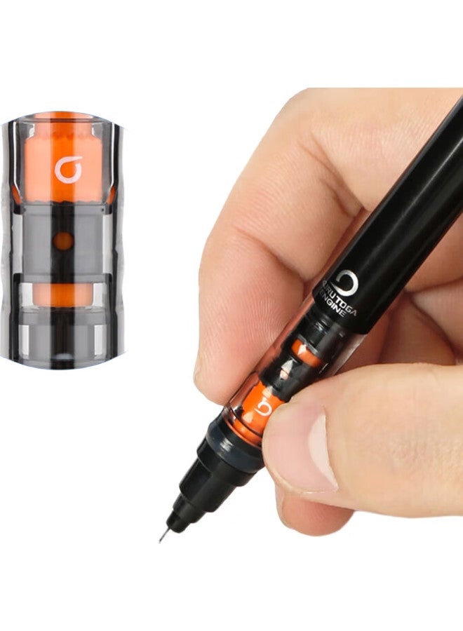 Uni Mitsubishi (Uni) Kurutoga Mechanical Pencil, 0.5Mm, Automatic Rotating Lead, Break-Resistant, For Drawing, Students' Exams, And Activities, M5-452, Black Barrel, Single Pencil - Image 1