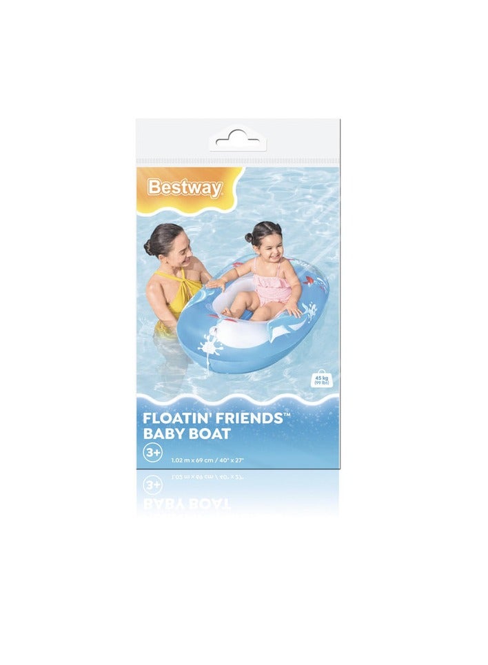 بست واي قارب الأطفال Bestway® مقاس 40 بوصة × 27 بوصة/1.02 م × 69 سم - Image 2