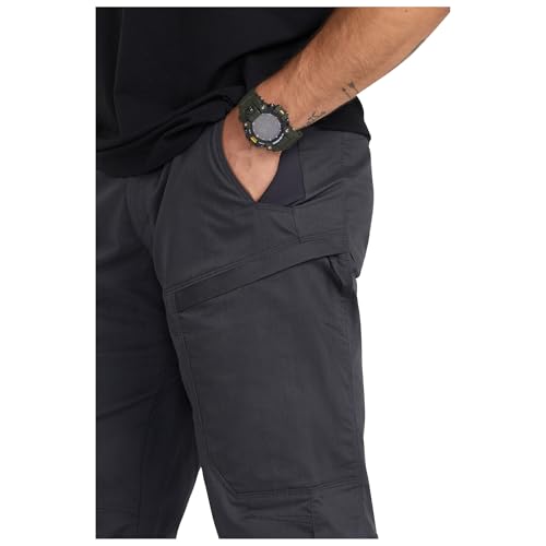 5.11 Tactical Men's Apex Pants, Regular Fit, Gusseted, 10 Pockets, Style 74434ABR, Volcanic, 34W x 32L - Image 4