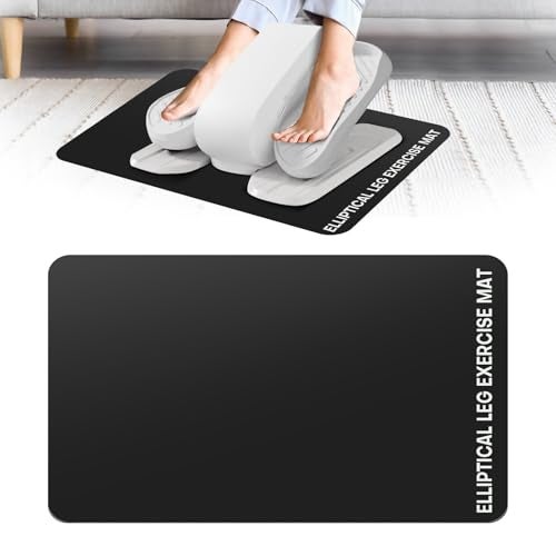 Rolitwils Under Desk Elliptical Mat - Non-Slip Exercise Equipment for Peloton Bike, Small Exercise Mat for Desk Workout Equipment - Image 1