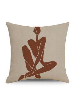 Y&D Nordic abstract pattern linen material pillowcase pillow cover 45*45cm 