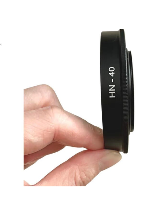 Earlymen Early Traveler Hn-40 Nikon Lens Hood, Aluminum Alloy Material, Suitable For Nikon Z Dx 16-50Mm F/3.5-6.3 Vr Lens, Camera Protective Accessory For Z50/Z30/Zfc/Zf - Image 2