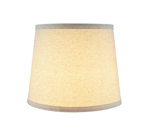 Aspen Creative 380062 Empire Collapsible Spider Lamp Shade Oatmeal 9 Top x 11 Bottom x 9 Slant Height Set of 2 - Image 3