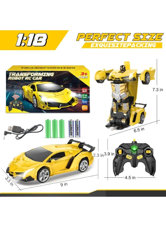 ELTRAZONE Remote Control Car Toys for Kids – Transforming RC Cars Robot, Fun Interactive Racing & Stunt Vehicle, Ideal Gift for Boys Aged 3-12, Durable, Easy-to-Control, High-Speed Entertainment - Image 5