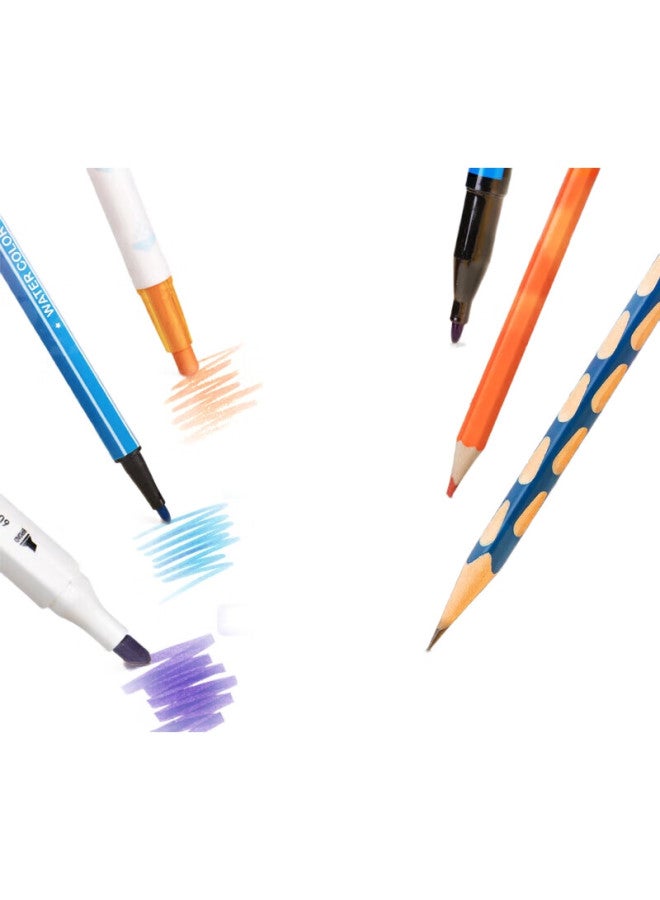 Deli Children'S Drawing Book, Large Size For Hand-Drawn Doodling, 280*195Mm, Thick White Paper Spiral Notebook For Kindergarten And Elementary School Students, 4-Pack, Back-To Gift - Image 2