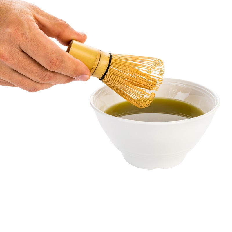 Restaurantware-Dojo 2.3 Inch x 4.1 Inch Matcha Whisk, 1 Durable Matcha Brush - For Traditional Tea Ceremonies, Heat-Resistant, Natural Bamboo Matcha Stirrer, Sustainable - Image 2