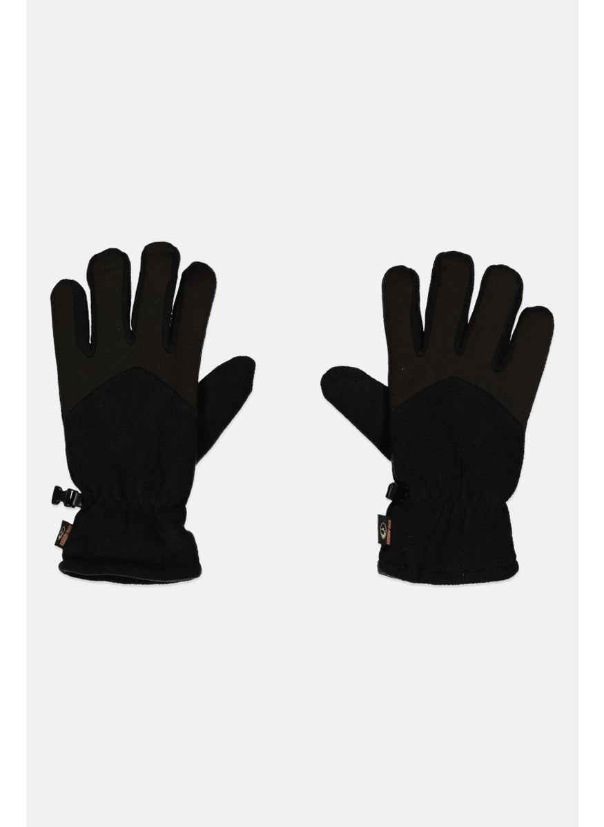 Mossy Oak - Men 1 Pair Textured Sports Gloves, Black - Image 1