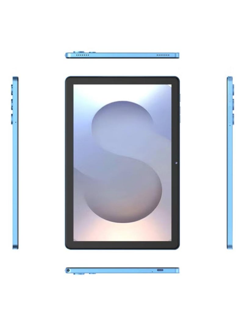 AirTab U25 Max Smart Tablet 10.1-FHD Inch Display 16GB RAM 1TB ROM – With 10000mAh Big Barrery Arabic Keyboard Blue - Image 3