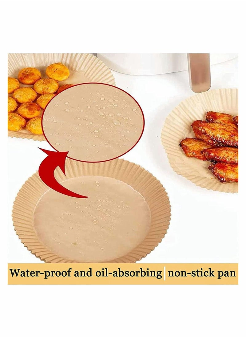 KASTWAVE Air Fryer Disposable Paper Liner 100pcs with 100pcs Disposable Gloves  - Image 5