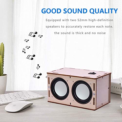 CYOEST DIY Bluetooth Speaker Box Kit Electronic Sound Amplifier - Build Your Own Portable Wood Case Bluetooth Speaker Sound - Science Experiment and STEM Learning for Kids, Teens and Adults - Image 3