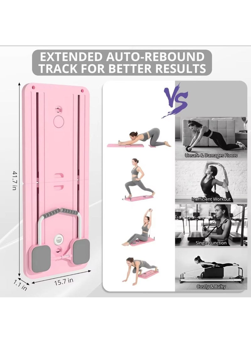 Generic 6in1 Multi function Foldable Yoga Pilates Reformer Board Set Exercise Abs Roller Push up For Home and Gym  - Image 4