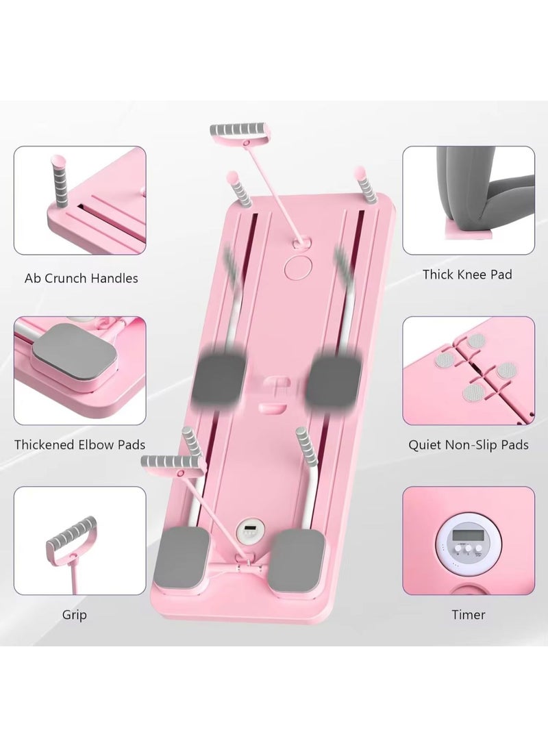 Generic 6in1 Multi function Foldable Yoga Pilates Reformer Board Set Exercise Abs Roller Push up For Home and Gym  - Image 3