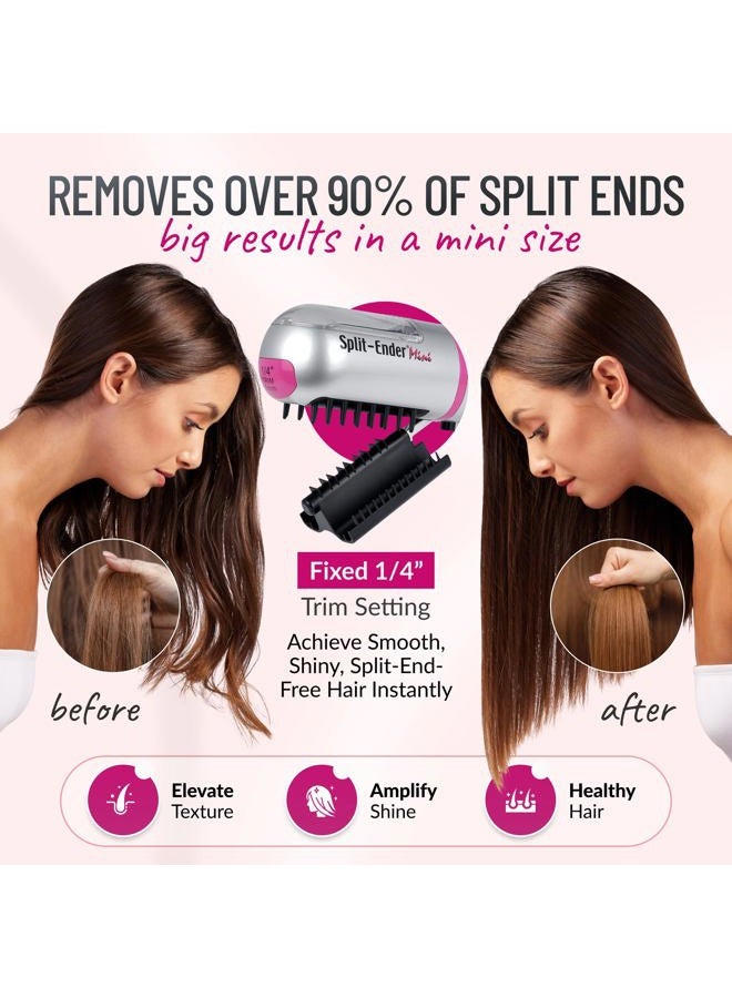 Split ender Mini The Original Cordless Split End Hair Trimmer - Pink - Image 3