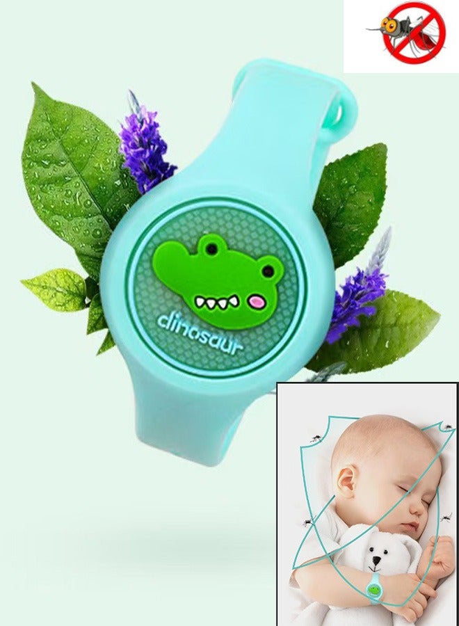 Geustos Natural Mosquito Repellent Bracelet for Kids and Adults, Essential Oil Diffusion Wristband, DEET-Free Insect Protection, Safe for Babies and Children  - Image 1