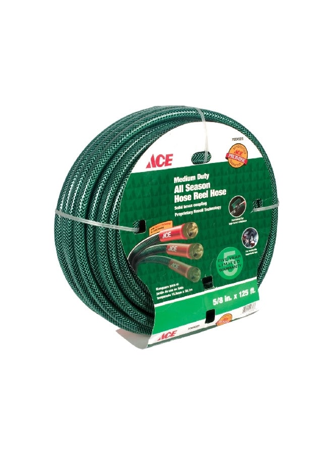 ACE Medium Duty All Season Extendable Water Hose Green 5/8 Inch x 38.1 m AC4258125