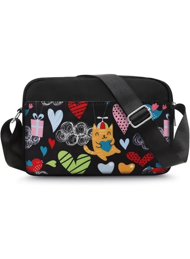 Gocokia Women's Crossbody Bag Multifunction Phone Bag Lightweight Handbags Casual Single Shoulder Bag - Image 1