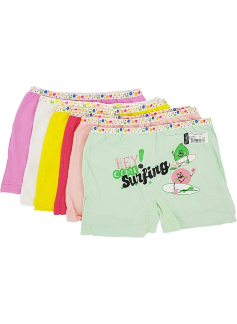 Tutku 12 Pieces Lycra Girl's Boxer