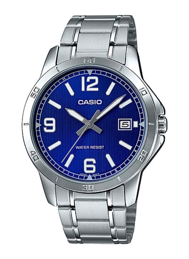CASIO Men Stainless Steel Analog Watch MTP-V004D-2BUDF - Image 1