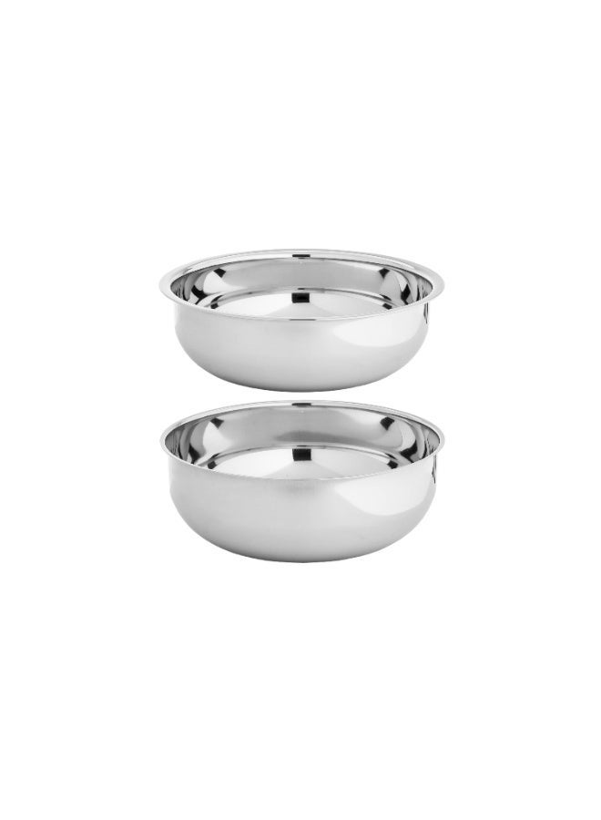 Maxima Round Stainless Steel Chaffing Dish with Lid 6 Liter - Image 4