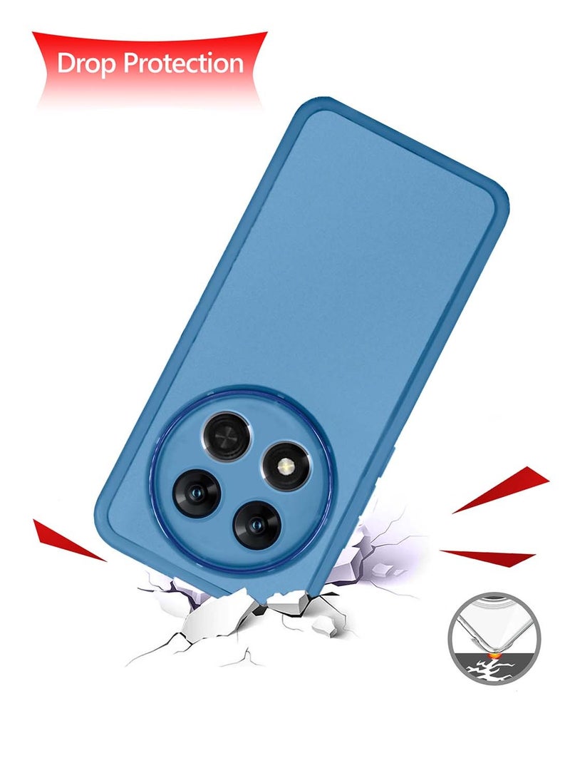 Wtech Honor X9c 5G 2024 / Honor Magic7 Lite 5G 2025 Soft Transparent TPU Silicone Ultra Thin Phone Stylish Electroplated Camera Border Back Case Cover - Blue - Image 3