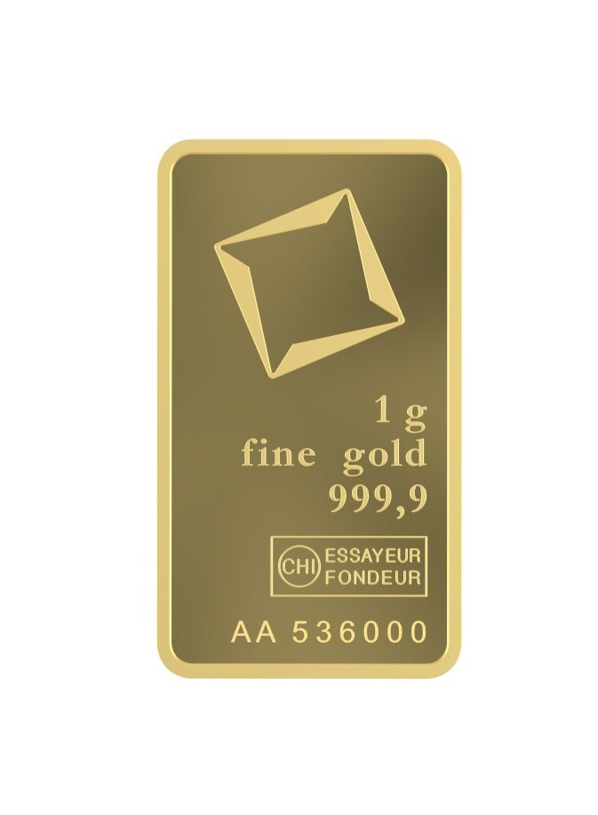 فالكامبي سبيكة ذهب فالكامبي سويس 1 غرام 24 قيراط (999.9) نقاء تام - Image 3