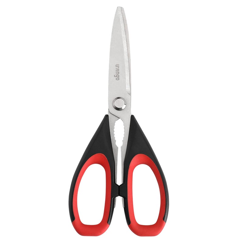 LIVINGO Kitchen Scissors Heavy Duty 85 inch Dishwasher Safe Ultra Sharp Premium Heavy Duty Kitchen Shears Multi Purpose Cooking Scissors Stainless Steel