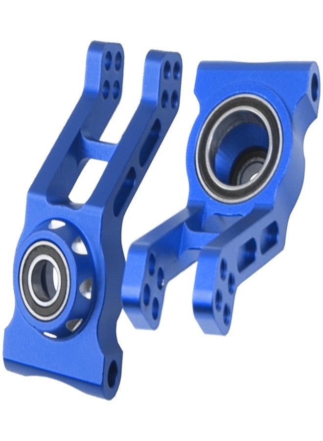 Vgoohobby Metal Rear Axle Steering Knuckles, Rear Hub Carrier Rear Axle Cup Mount Upgrades Parts Compatible with Arrma 1/8 Infraction 4X4 MEGA/Vendetta 4X4 3S BLX RC Car (Blue) - Image 2