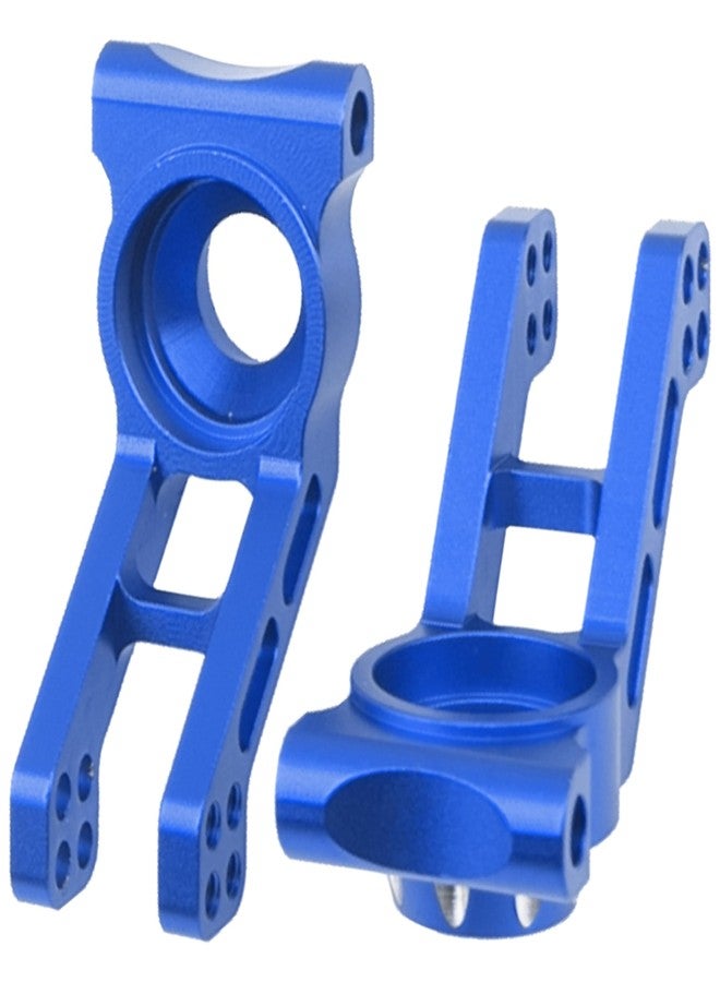 Vgoohobby Metal Rear Axle Steering Knuckles, Rear Hub Carrier Rear Axle Cup Mount Upgrades Parts Compatible with Arrma 1/8 Infraction 4X4 MEGA/Vendetta 4X4 3S BLX RC Car (Blue) - Image 5