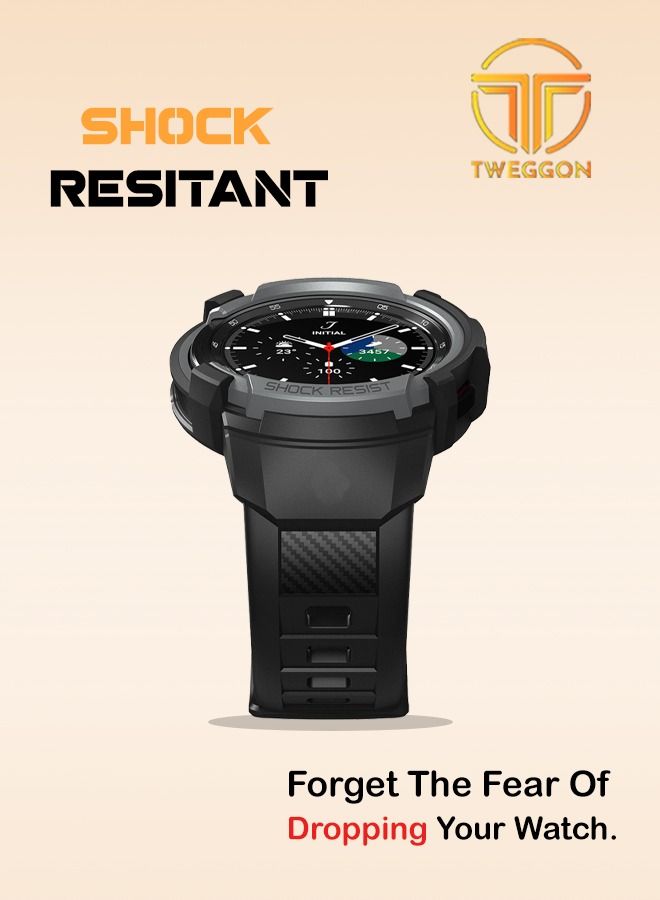 تي دبليو إي جي جي أو أن غطاء حماية واقٍ لساعة سامسونج جالاكسي 4 الكلاسيكية مقاس 42 ملم باللون الأزرق الداكن - Image 3