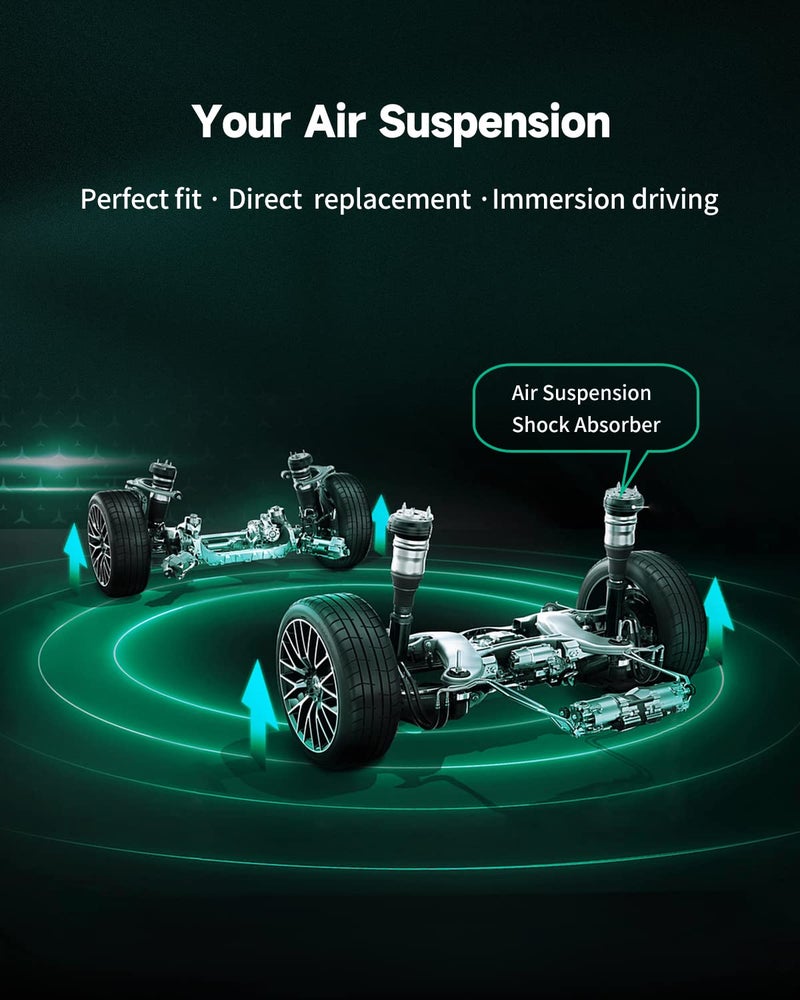 SCITOO Air Struts Suspension Kits 2Pcs Rear Shocks Struts Suspensions Replacement Struts Airmatic Kits fit for LEXUS GX460,for LEXUS GX470, for TOYOTA 4Runner - Image 4