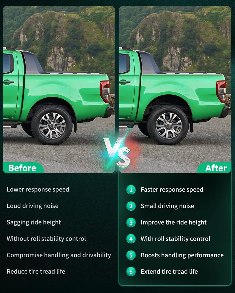 SCITOO Air Struts Suspension Kits 2Pcs Rear Shocks Struts Suspensions Replacement Struts Airmatic Kits fit for LEXUS GX460,for LEXUS GX470, for TOYOTA 4Runner - Image 3